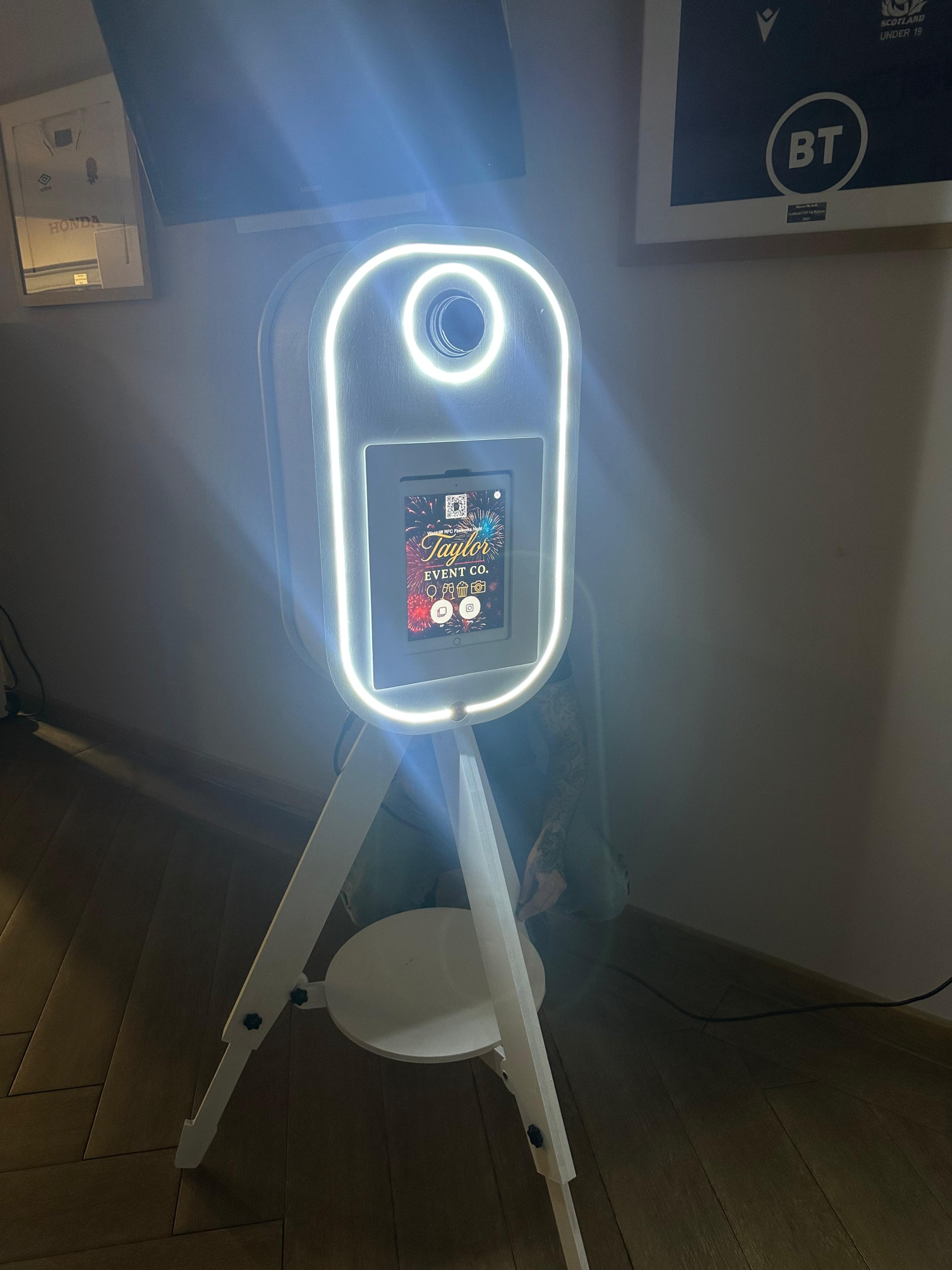 Taylor Event Co. - modern photo pod hire setup for weddings and events UK