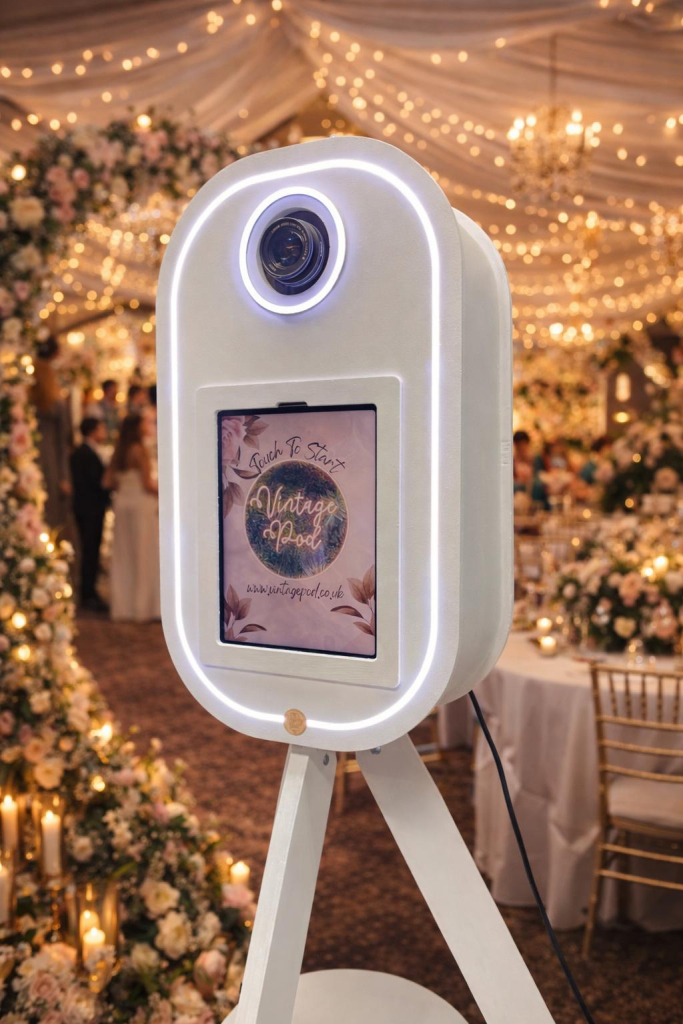 Taylor Event Co. - modern photo pod hire setup for weddings and events UK